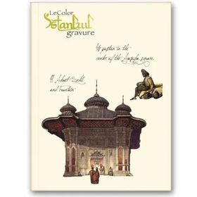 Le Color İstanbul Gravür Mini Journal Çizgili Ayasofya Defter
