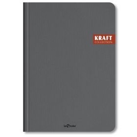 Le Color Kraft Ofis Kareli Gri Defter