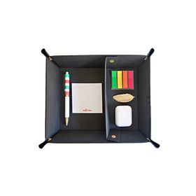 Le Color Siyah Masaüstü Düzenleyici Dekoratif Organizer