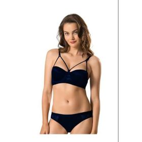 Le Jardin 5030 Lacivert Kadın Cassie Dolgu Sütyen Külot Takım