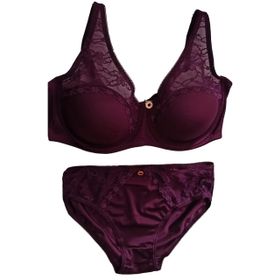 Le Jardin 5035 Christine Mürdüm Dantel Detaylı Toparlayıcı Kadın Sütyen Külot Takım