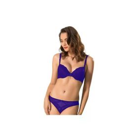 Le Jardin 5040 Cybele Bra Silikonlu Lacivert Taşlı Sütyen Takım