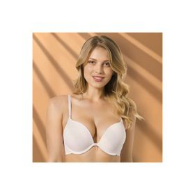 Le Jardin 7034 Lingerie Kadın Beyaz 2 Beden Büyüten Destekli Dolgulu Sihirli Sütyen