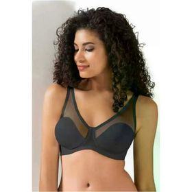 Le Jardin 9200-C Siyah Tül Kaplı Soft Cup Sütyen