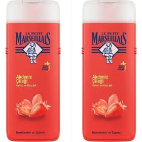 Le Petit Marseillais 2x400 ml Akdeniz Çileği Banyo ve Duş Jeli