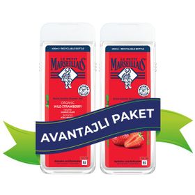 Le Petit Marseillais 2x400 ml Akdeniz Çileği Banyo ve Duş Jeli