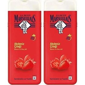 Le Petit Marseillais Akdeniz Çileği 2x400 ml Duş Jeli