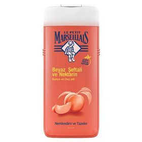 Le Petit Marseillais Beyaz Şeftali ve Nektarin 5x650 ml Duş Jeli