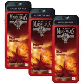 Le Petit Marseillais Kan Portakalı ve Safran 3x400 ml Erkek Duş Jeli