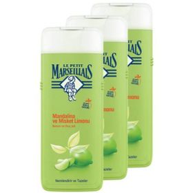 Le Petit Marseillais Mandalina ve Misket Limon 3x400 ml Duş Jeli