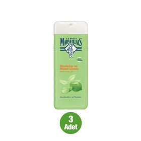 Le Petit Marseillais Mandalina ve Misket Limon 3x400 ml Duş Jeli