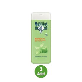 Le Petit Marseillais Mandalina ve Misket Limon 3x400 ml Duş Jeli