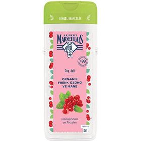 Le Petit Marseillais Organik Frenk Üzümü ve Nane 400 ml Duş Jeli