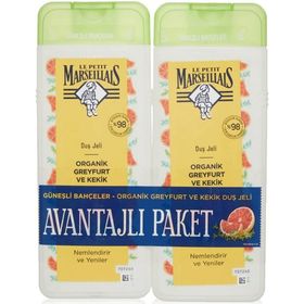 Le Petit Marseillais Organik Greyfurt ve Kekik 2x400 ml Duş Jeli