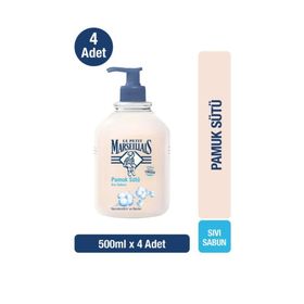 Le Petit Marseillais Pamuk Sütü 4x500 ml Sıvı Sabun