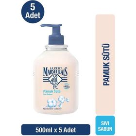 Le Petit Marseillais Pamuk Sütü 5x500 ml Sıvı Sabun