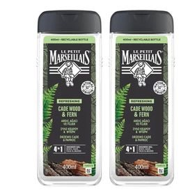 Le Petit Marseillais Refreshing Ardıç Ağacı ve Fujer 400 ml 2 Adet Duş Jeli