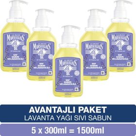 Le Petit Marseillais Saf Lavanta Yağı 5x300 ml Sıvı Sabun