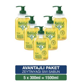 Le Petit Marseillais Saf Zeytinyağlı 5x500 ml Sıvı Sabun