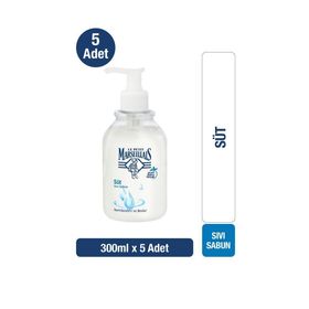 Le Petit Marseillais Süt Nemlendirici 5x300 ml Sıvı Sabun
