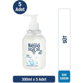 Le Petit Marseillais Süt Nemlendirici 5x300 ml Sıvı Sabun