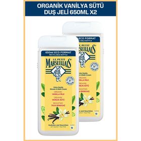 Le Petit Marseillais Vanilya Sütü 2x650 ml Duş Jeli
