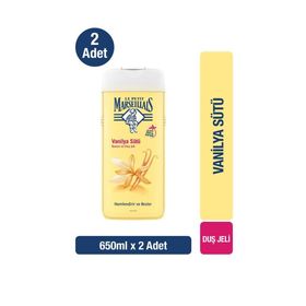 Le Petit Marseillais Vanilya Sütü 2x650 ml Duş Jeli