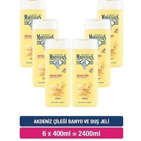 Le Petit Marseillais Vanilya Sütü 6x400 ml Duş Jeli