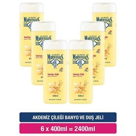 Le Petit Marseillais Vanilya Sütü 6x400 ml Duş Jeli
