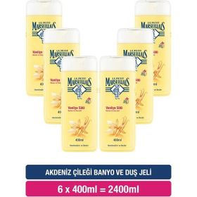 Le Petit Marseillais Vanilya Sütü 6x400 ml Duş Jeli