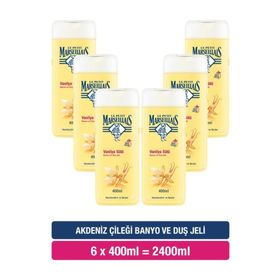 Le Petit Marseillais Vanilya Sütü 6x400 ml Duş Jeli