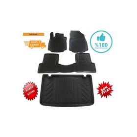 Leader Dacia Sandero Stepway 3D Siyah Havuzlu Paspas