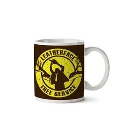 Leatherface Tree Service Texas Chainsaw Massacre Baskılı Kupa