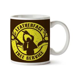 Leatherface Tree Service Texas Chainsaw Massacre Baskılı Kupa