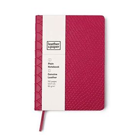 Leather&Paper LP0566 Pembe Çizgisiz Defter