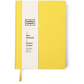 Leather&Paper LP0573 Sarı Çizgisiz Defter