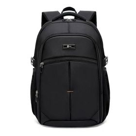 Lecoo BG02 17 inç Koyu Siyah Çok Fonksiyonlu Sırt Çantası