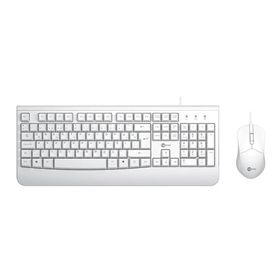 Lecoo CM105 Beyaz USB Kablolu Klavye Mouse Set