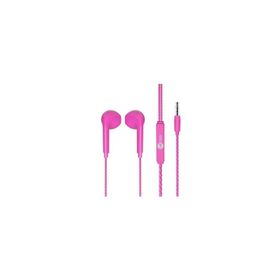 Lecoo EH104 Kablolu 3.5 mm Pembe Jacklı Kulak İçi Mikrofonlu Kulaklık