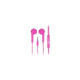 Lecoo EH104 Kablolu 3.5 mm Pembe Jacklı Kulak İçi Mikrofonlu Kulaklık