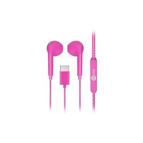Lecoo EH104 Kablolu Pembe Type-C Kulak İçi Mikrofonlu Kulaklık