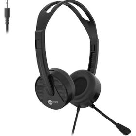 Lecoo HT106 Mikrofonlu Kablolu 3.5 mm Jacklı Siyah Kulak Üstü Kulaklık
