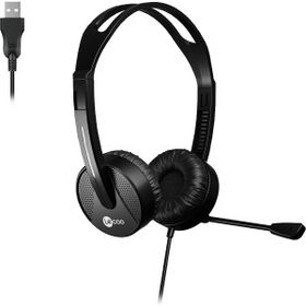 Lecoo HT106 Siyah USB Kablolu Mikrofonlu Kulak Üstü Kulaklık