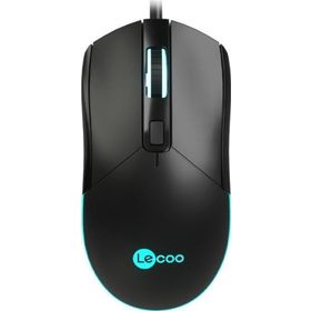 Lecoo MS120 Siyah Optik Kablolu Mouse