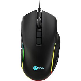 Lecoo MS140 Siyah Kablolu RGB Makro Tuşlu Optik 6400 Dpi Gaming Mouse