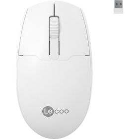 Lecoo WS204 Kablosuz 1200 DPI 3 Tuşlu Beyaz Optik Mouse
