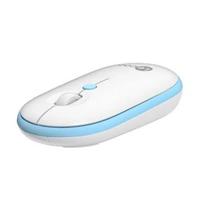 Lecoo WS212 Beyaz Mavi USB Kablosuz Mouse
