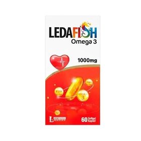 Ledapharma Ledafish Omega 3 1000 mg 60 Yumuşak Kapsül Takviye Edici Gıda