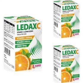 Ledax C Vitamini 3x30 Kapsül