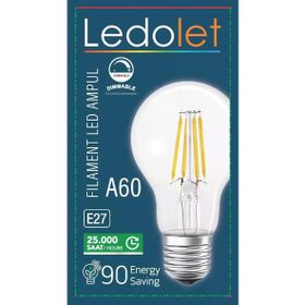 Ledolet Flament A60 4W 2200K Ampul